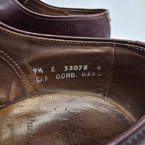 Allen Edmonds Shoes Men\'s 9.5 E Park Avenue Cap Toe Oxford Burgundy main image 5